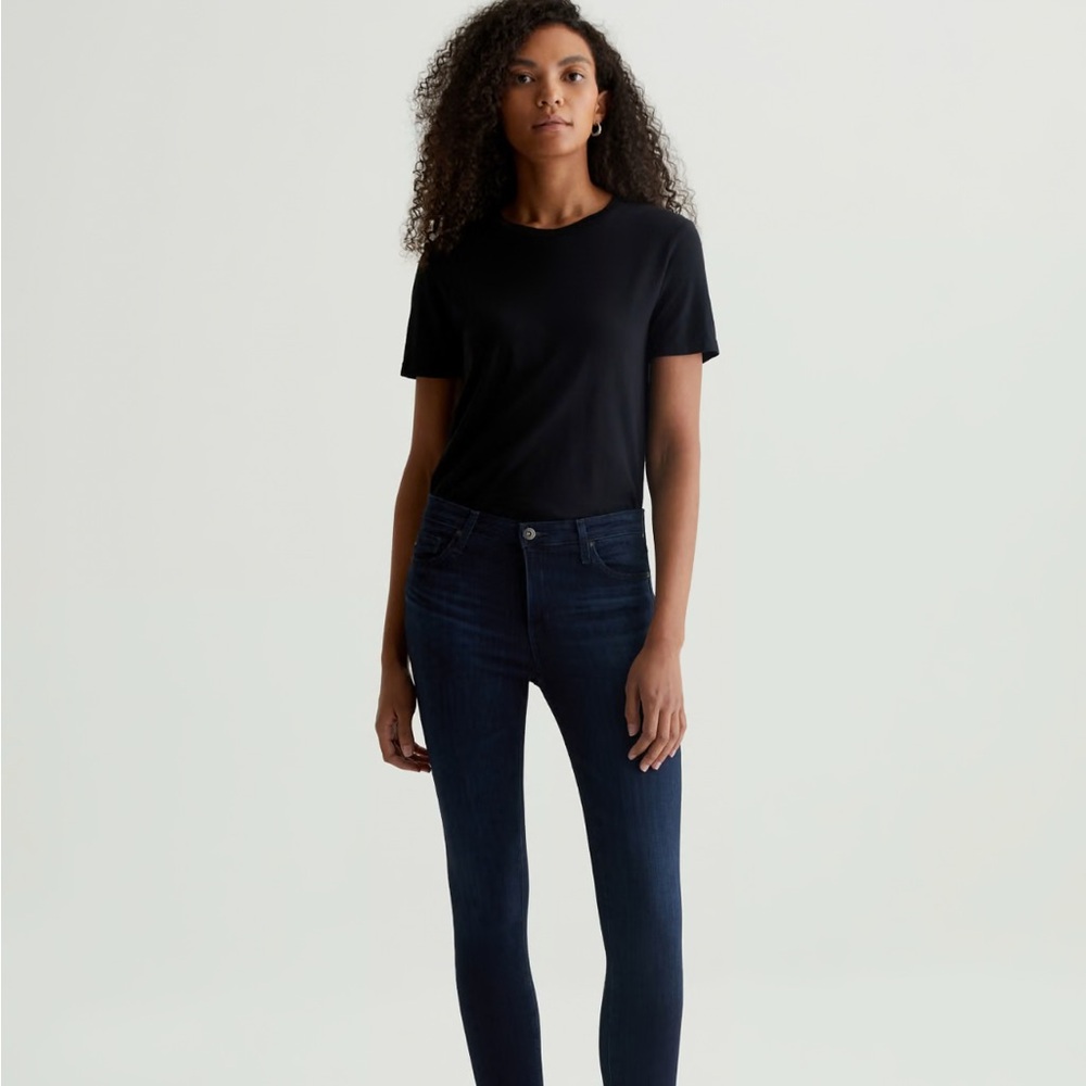 Ag Adriano Goldschmied Super Skinny Legging Jeans in Coal Grey